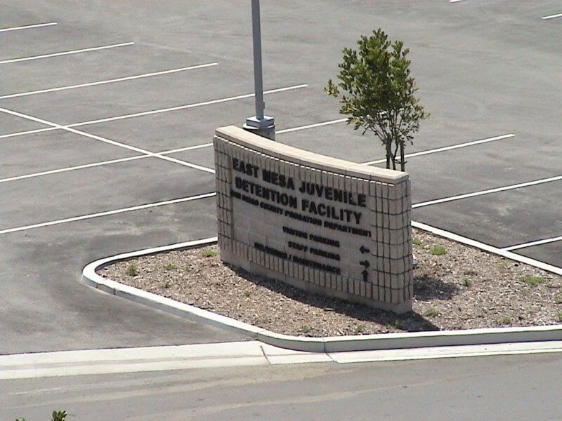 exterior of east mesa public safety facility