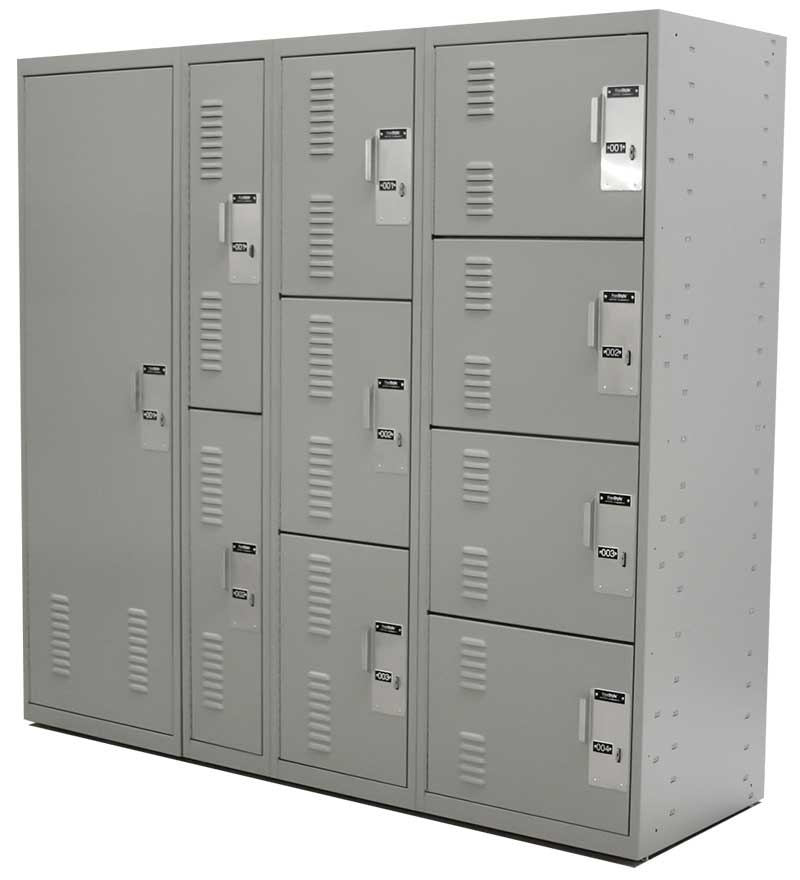 tiered gear locker configuration