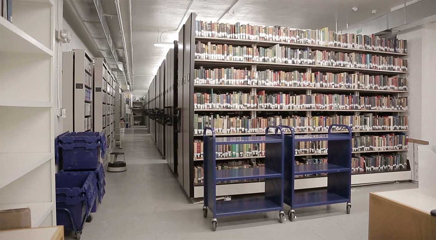 back house library collection storage systems