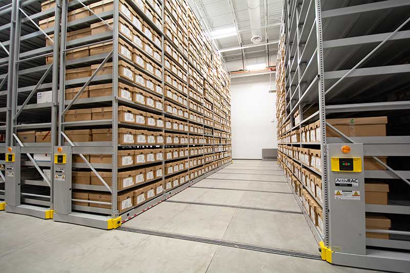 evidence high-bay storage system