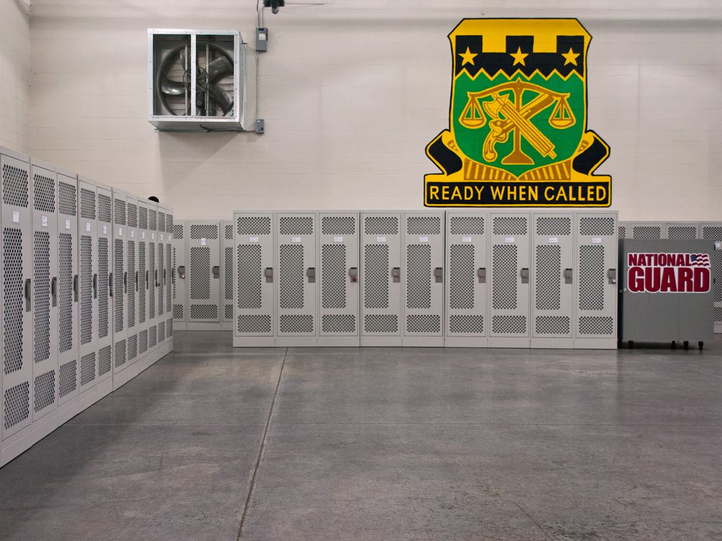 National guard locker room 
