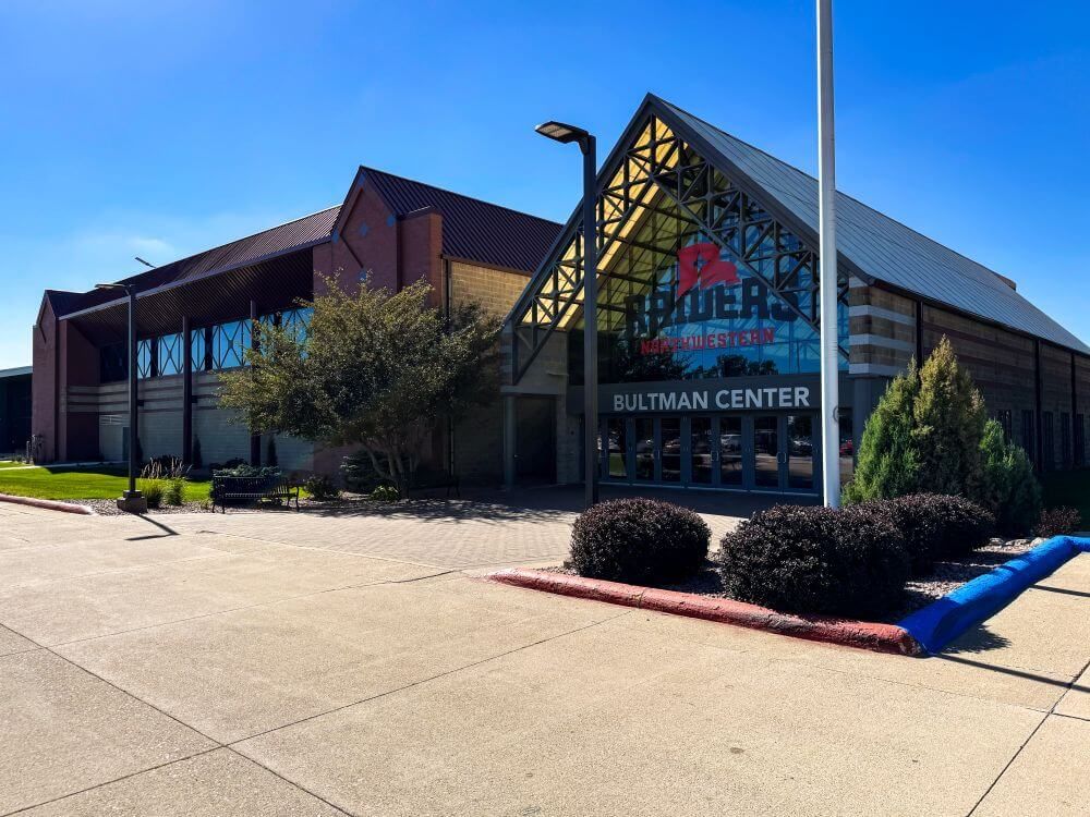 Exterior view of the Northwestern College Bultman Center