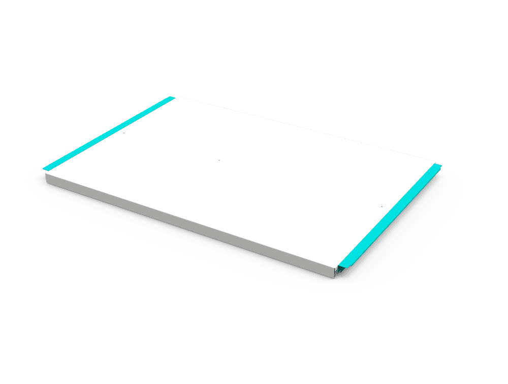 Spacesaver 4-Post FreeSpan Shelf with Shelf Extenders attached