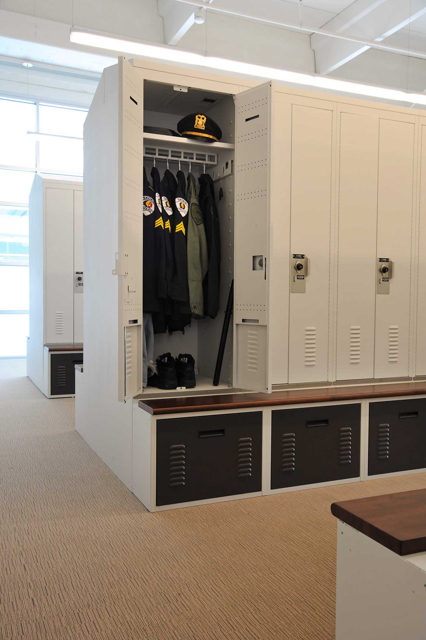 skokie police locker interior configuration