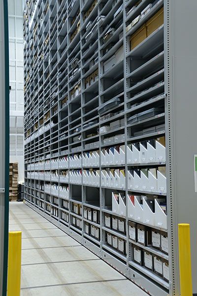 WMU High-Bay archival shelving facility 