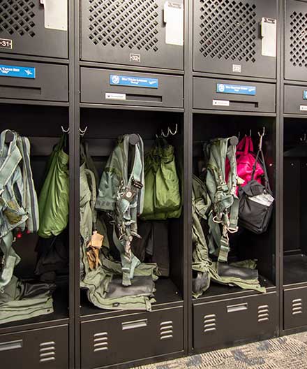 air force pilot gear lockers