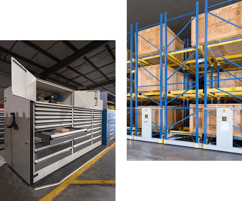 aircraft service department storage solutions