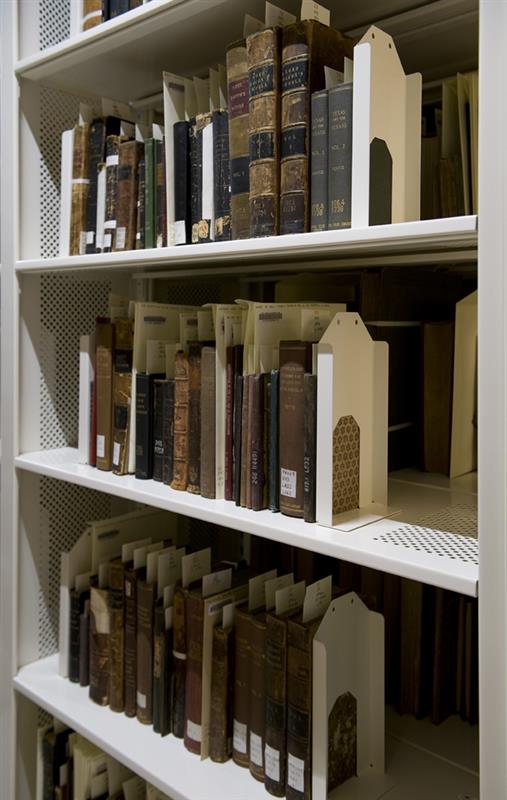 archival storage metal library shelving