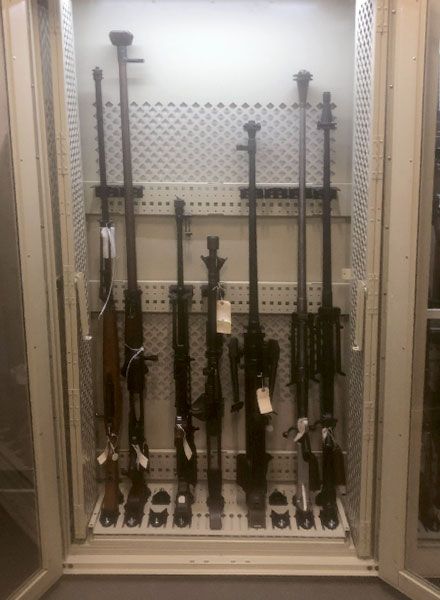 army weapon storage cabinets