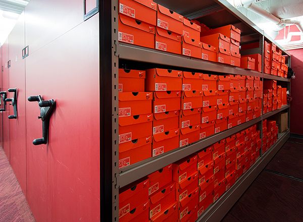 athletic equipment shoe storage