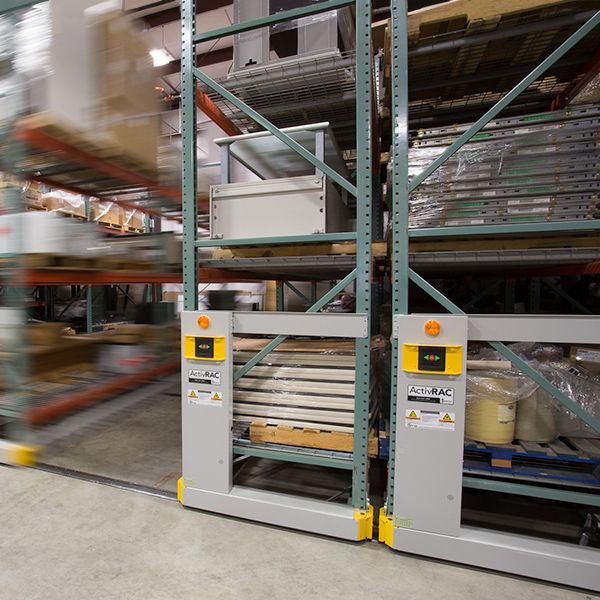 campus warehouse mobile shelving systems