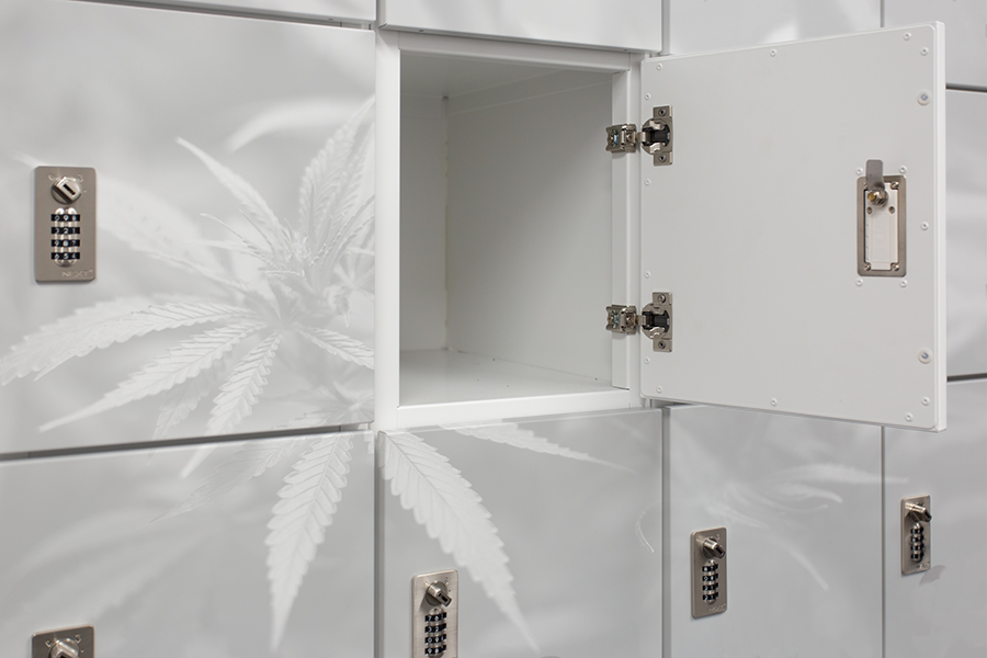 cannabis facility employee lockers