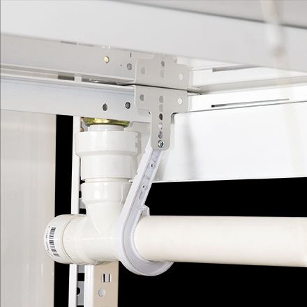 cannabis widespan racking plumbing bracket