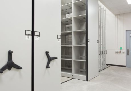 climate-controlled art archive storage systems