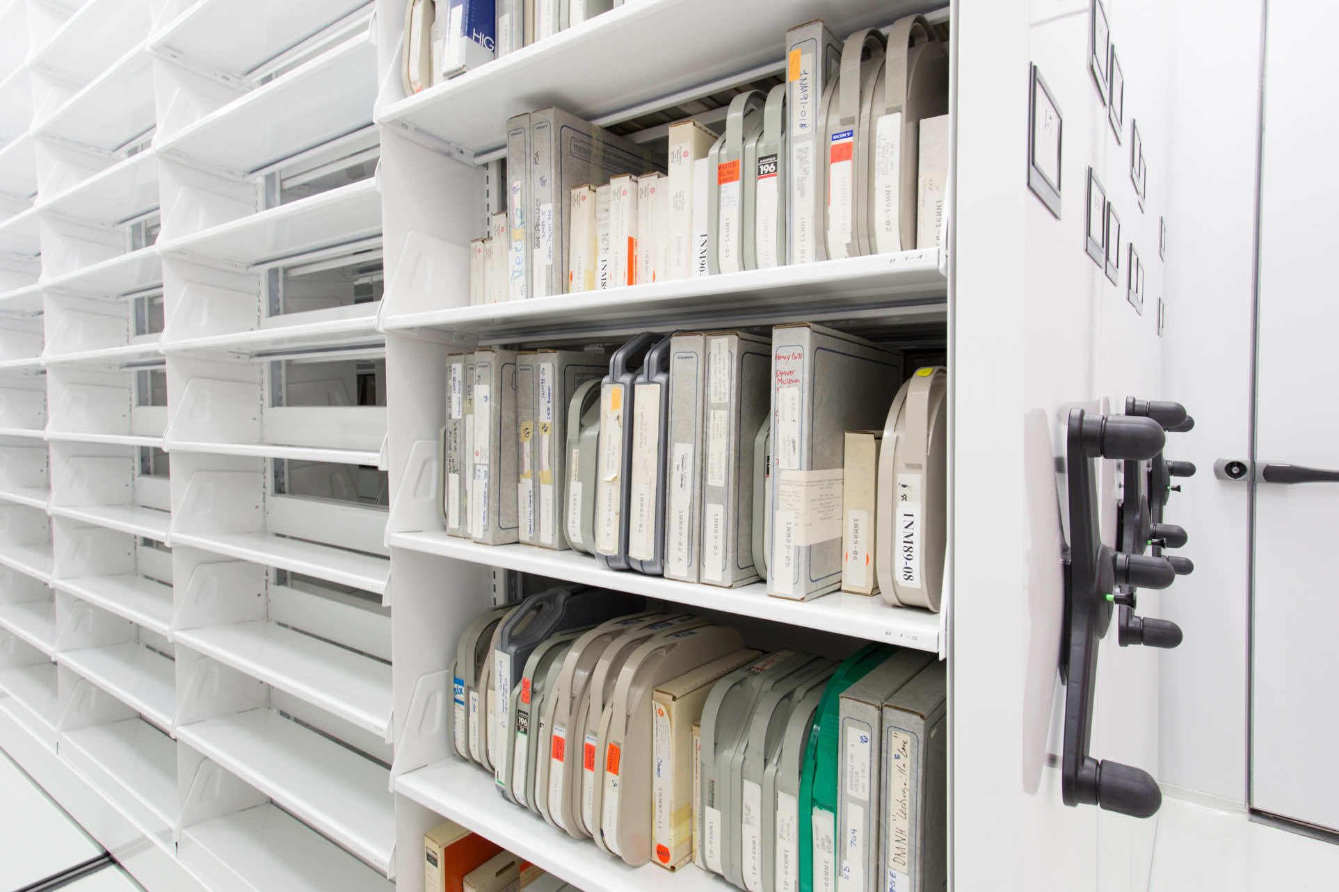 climate controlled cold storage film archive spacesaver compactor museum preservation