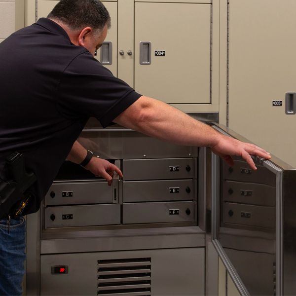 climate controlled evidence locker storage