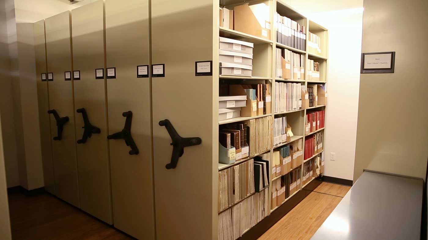 compact shelving art museum storage