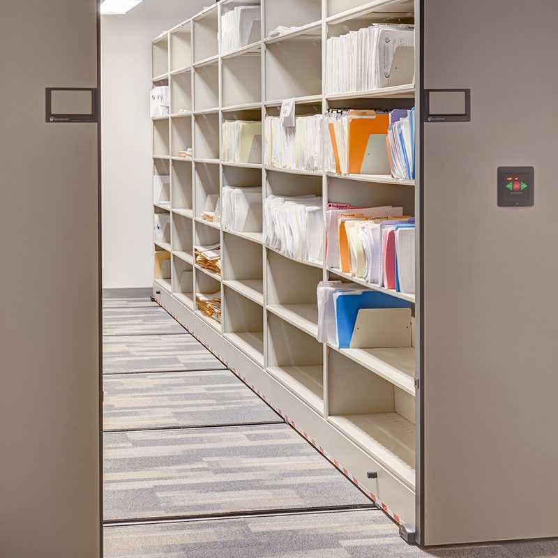 compact storage office shelving