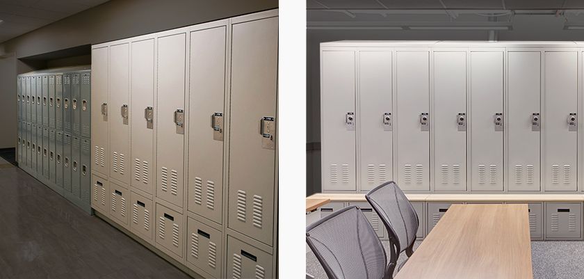 courthouse custom personal storage lockers