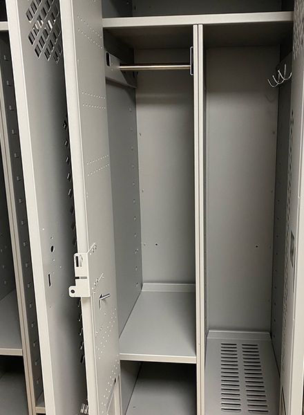 custom configuration steel lockers
