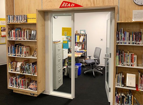 custom design public school library