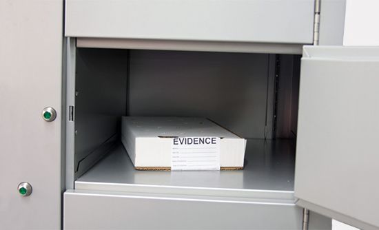 evidence locker controlloc open