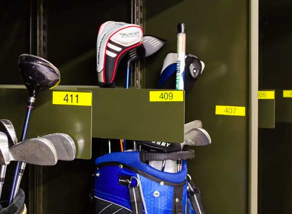 golf bag equipment storage