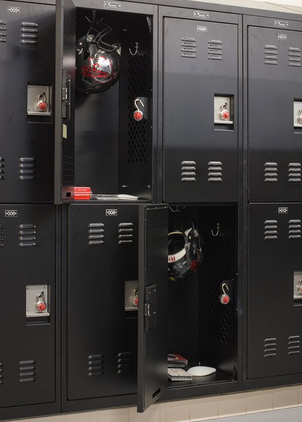 high school varsity sport athletic locker