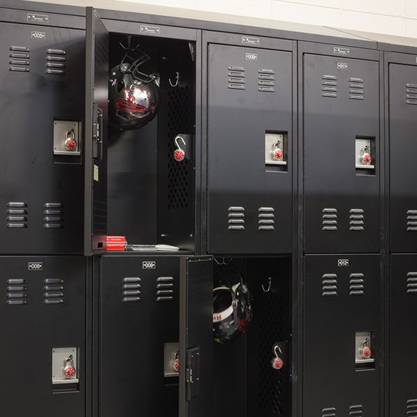 high school multi-tier locker design
