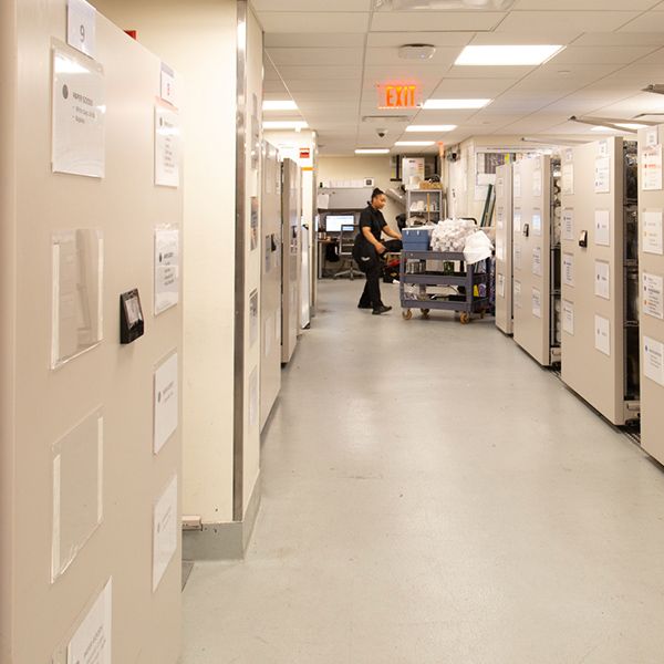 higher education dinning hall storage