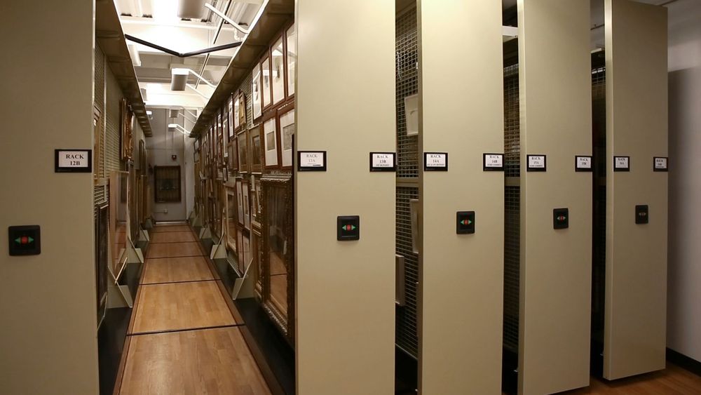 compactor system at Delaware Art Museum