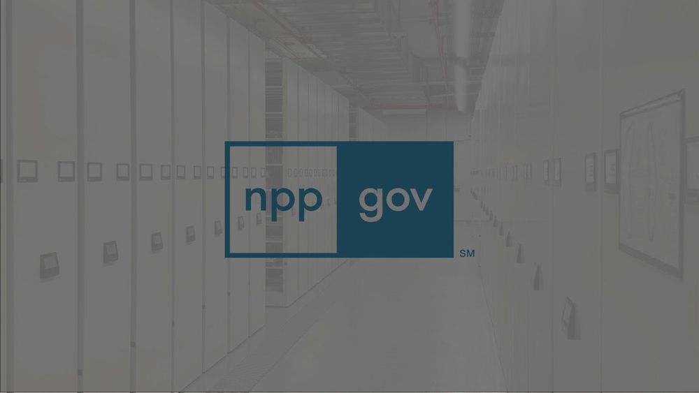 NPP Gov Logo over a background of a High-Density Mobile Install