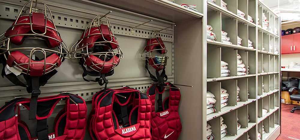 baseball team equipment storage