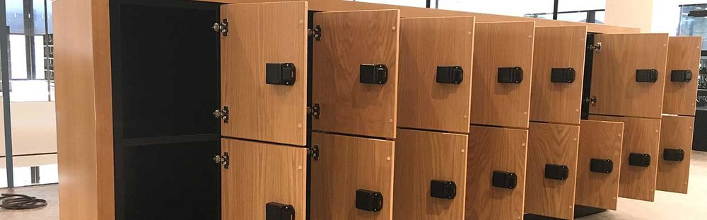 library lockers touchles locks