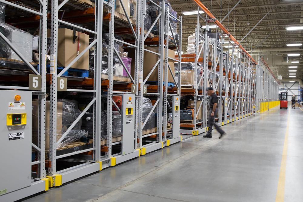 long-term evidence storage warehouse racking