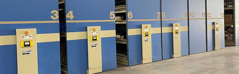 military mobilized pallet racking