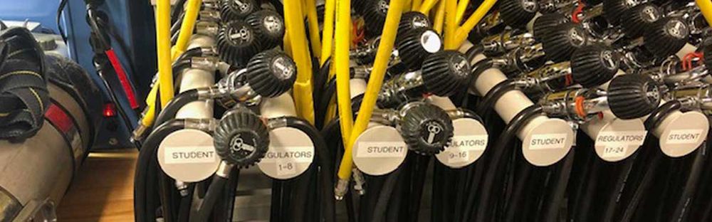 military scuba gear storage