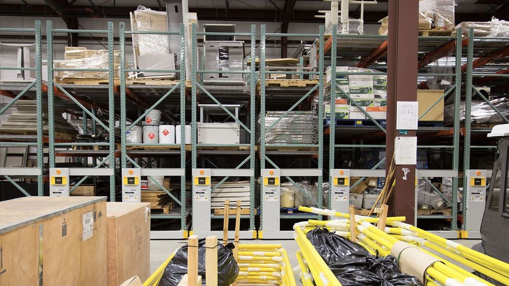 spacesaver manufacturing warehouse storage