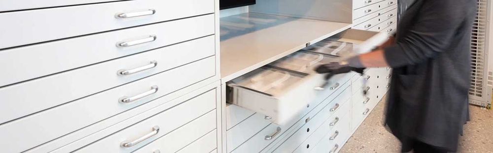 museum cabinet storage options