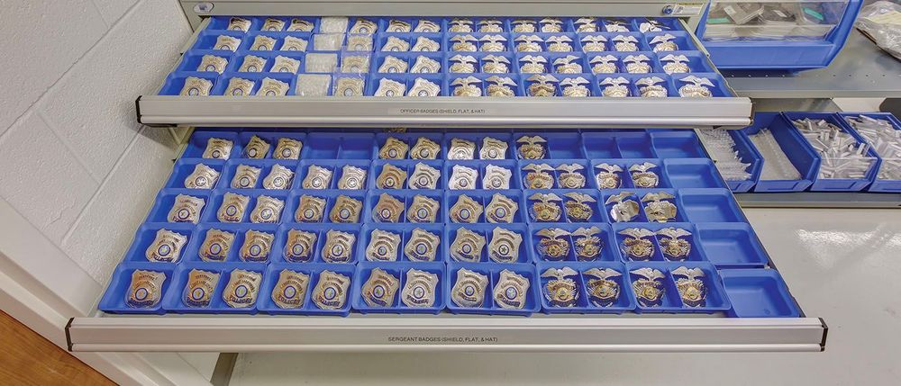 psci police badge storage