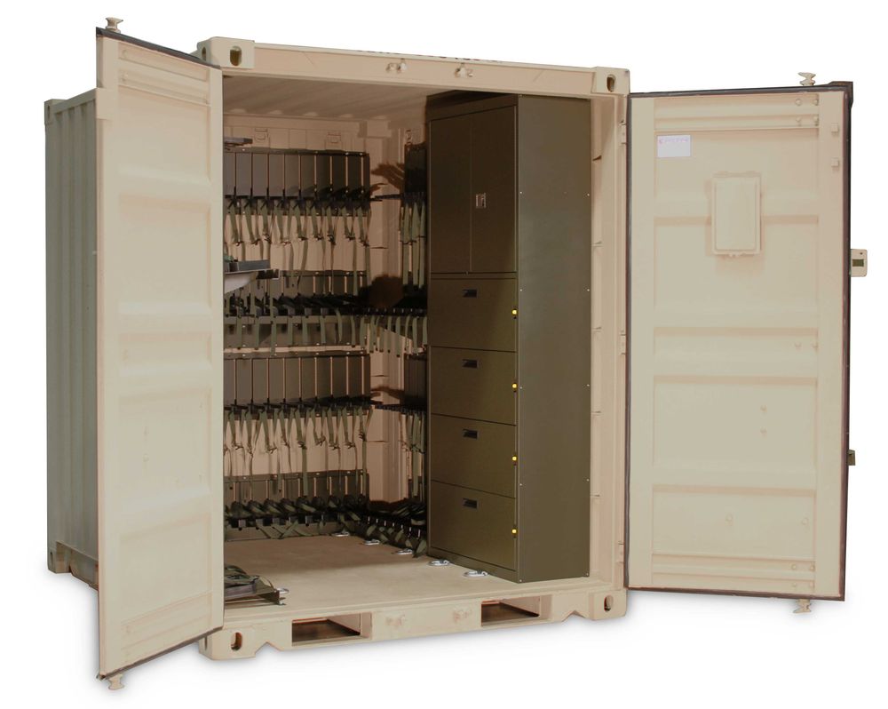 Tricon based UEWSS weapons shipping container