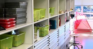 makerspace scrap supply storage