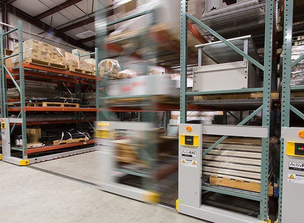 manufacturing moveable pallet racking shelves