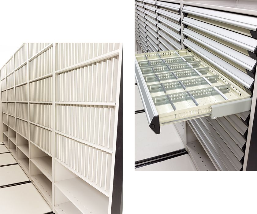 manufacturing small parts shelving solutions
