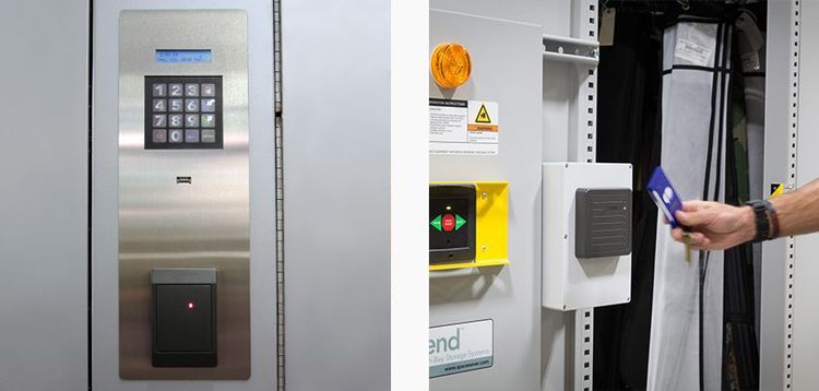 2 step authentication evidence locker and shelving security
