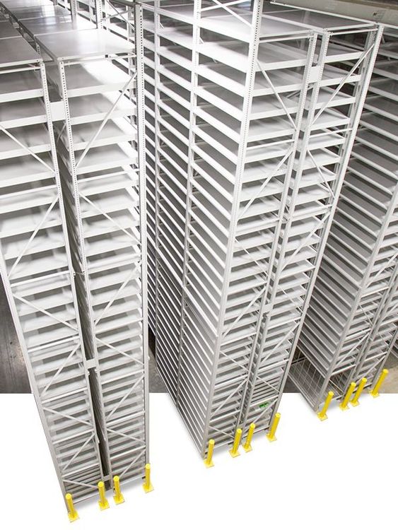 30 feet shelving off-site library
