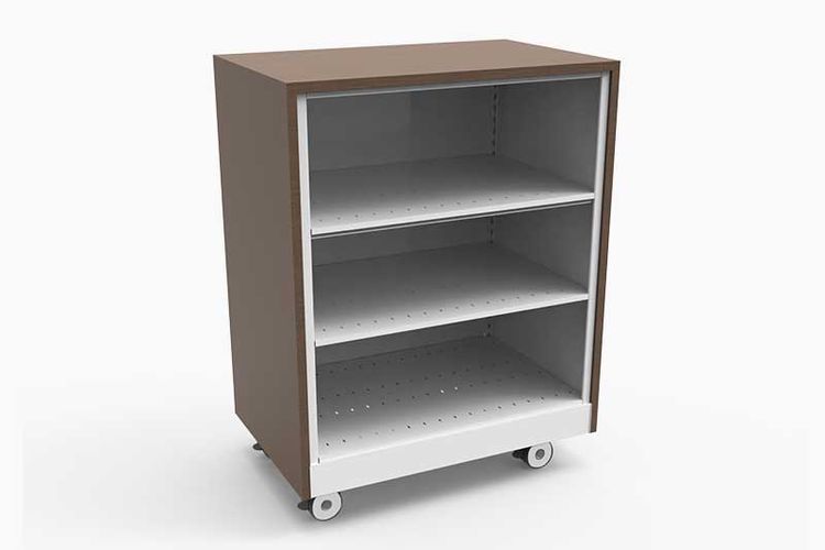 4-Post flexible shelving style E