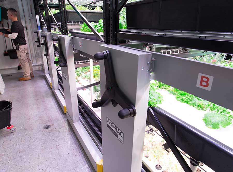 mechanical asist moveable vertical growing high-density mobile system