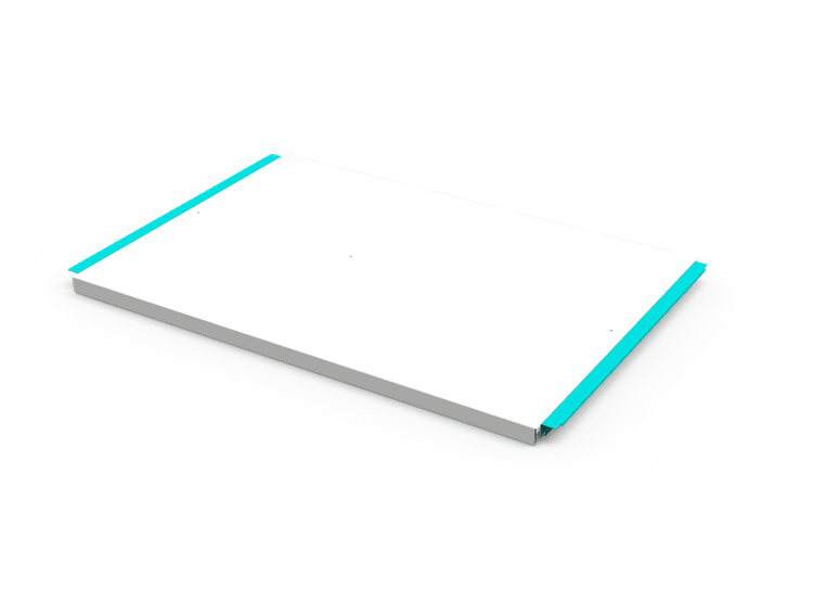 Spacesaver 4-Post FreeSpan Shelf with Shelf Extenders attached