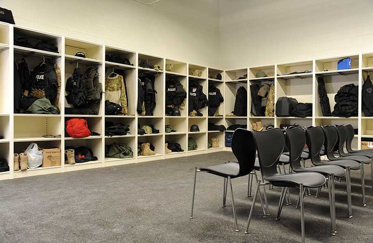 public safety tactical unit gear storage